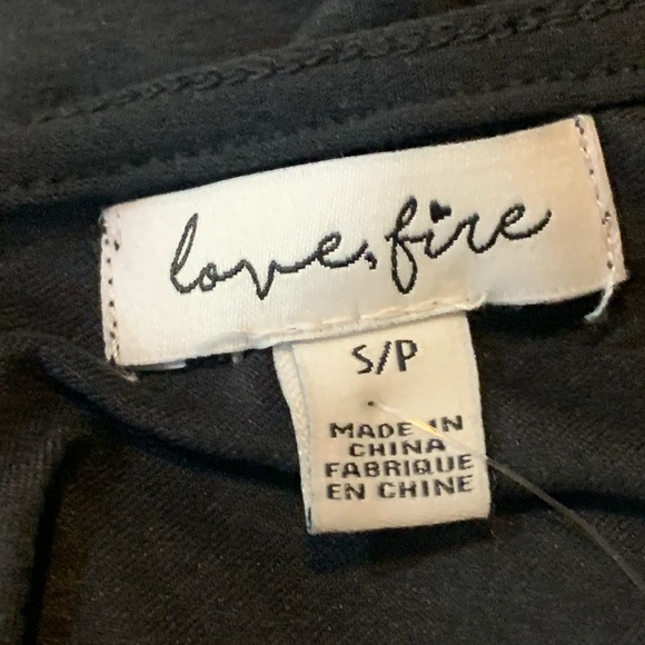 NWT Asymmetrical Black Dress by Love, Fire❤️.  Sexy and Comfy! Small - Picture 4 of 15